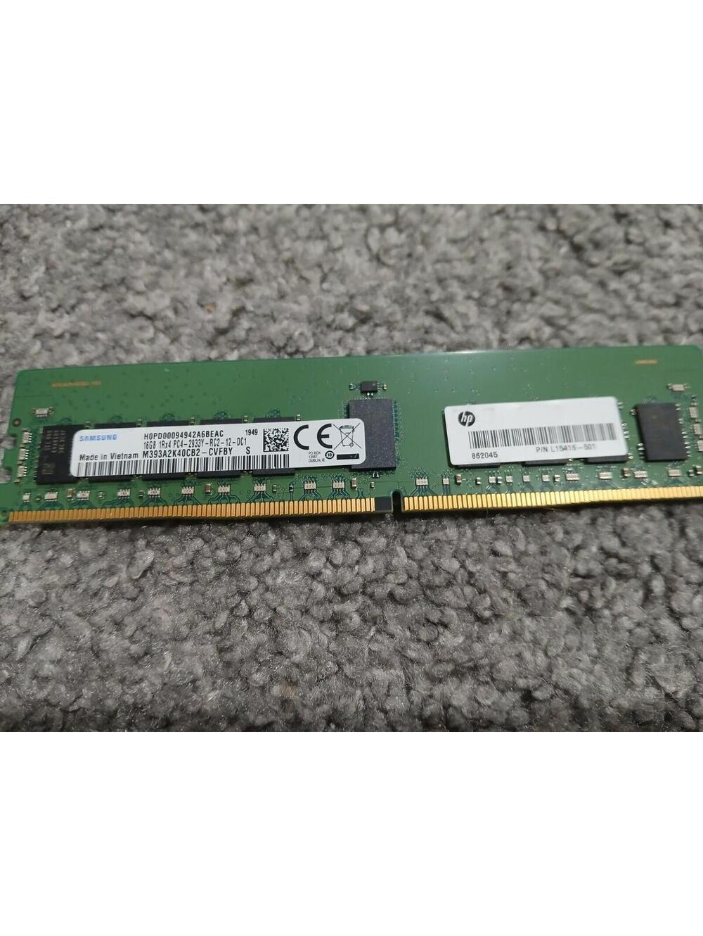 Samsung 16GB 1Rx4 PC4-2933Y DDR4 ECC Registered Server RAM M393A2K40CB2-CVFBY